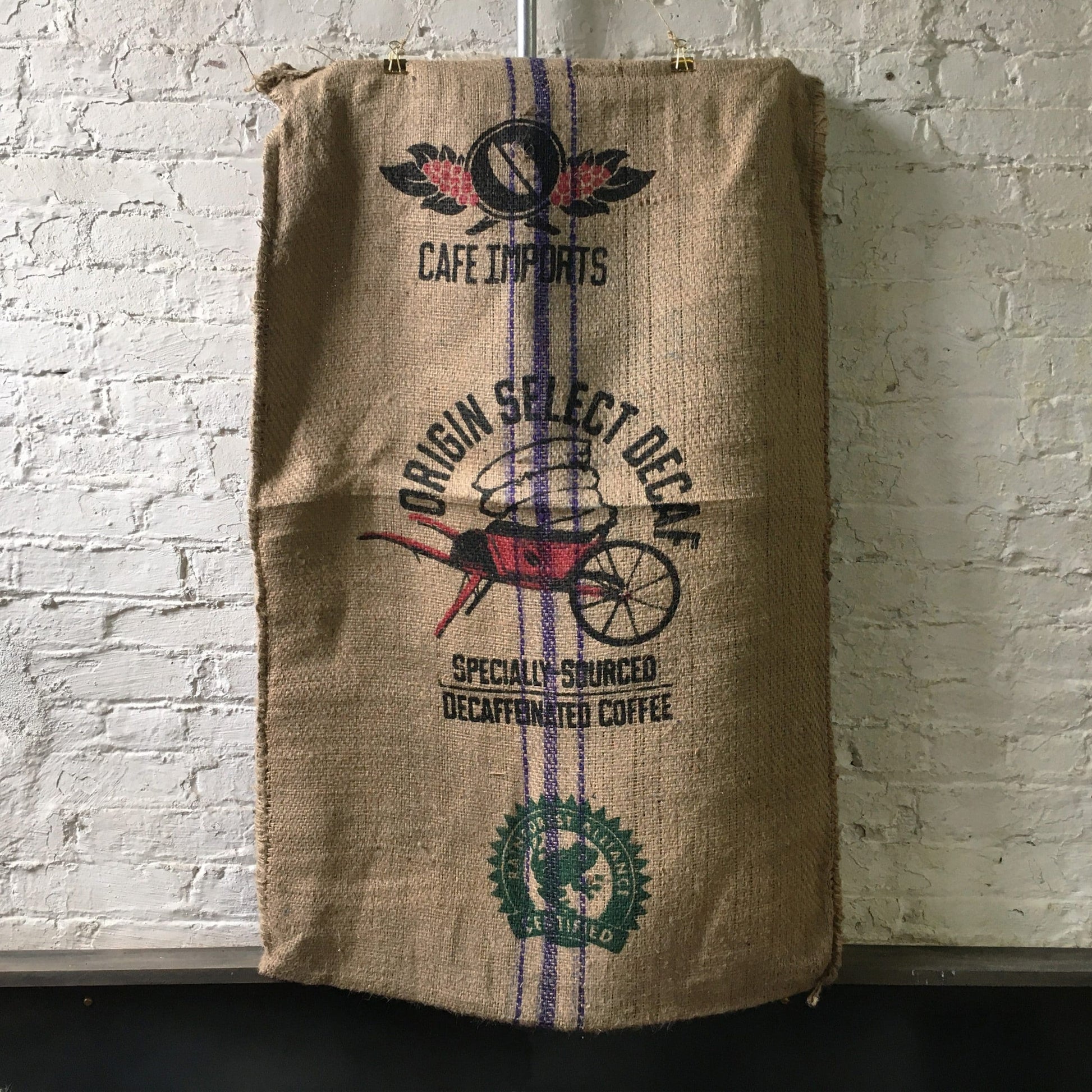 Swiss Water Decaf Jute Bag