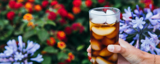 Glass of homemade cold brew