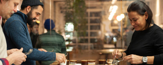 Eleane Mierisch at a cupping