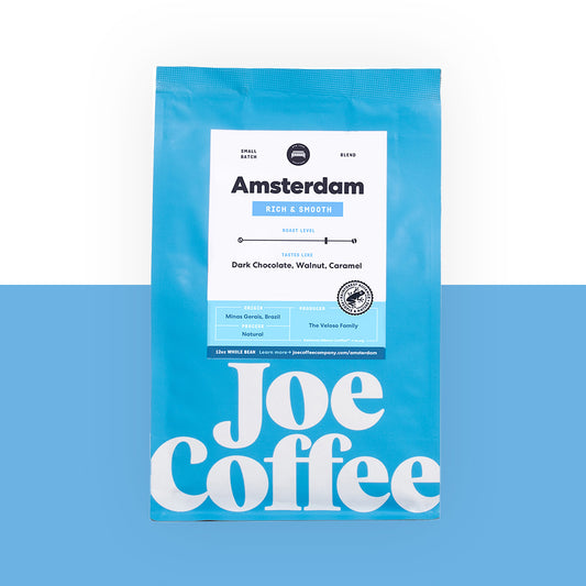 <p><strong>Amsterdam</strong><br/>A bold, dark roast with caramel & cocoa.</p>