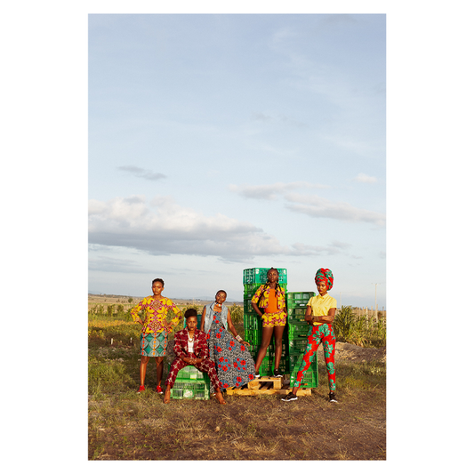 Print of coffee producers from Coffee Milk Blood