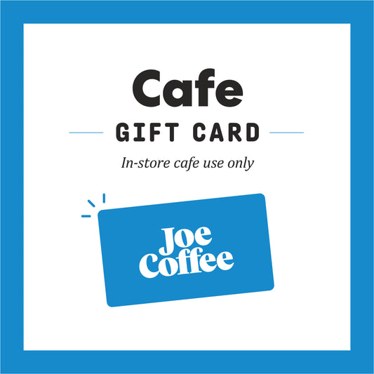 Cafe Gift Card: In-store cafe use only