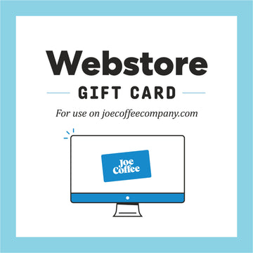 Gift Card: Joe Coffee Online Webstore