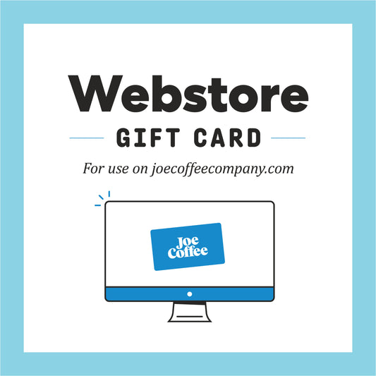 Gift Card: Joe Coffee Online Webstore